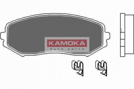 Тормозные колодки дисковые SUZUKI GRAND VITARA 05- KAMOKA JQ1018120 (фото 1)