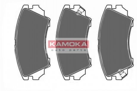 Тормозные колодки дисковые KAMOKA JQ1018416