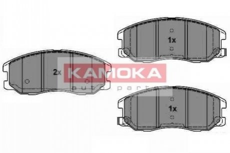 Гальмівні колодки дискові CHEVROLET CAPTIVA 06-/OPEL ANTARA 06- KAMOKA JQ1018616