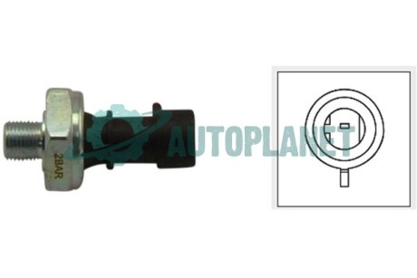 PARTS OPEL Датчик давления масла Astra H 1,6 04-, (синий) (2bar) KAVO EOP-8501