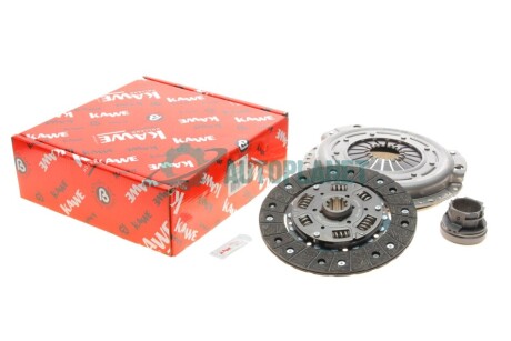 Комплект сцепления BMW 3 (E30/E36) 87-00/5 (E34) 89-96 M43/M40/M42/M44 (d=215mm) (+выжимной)) KAWE 957181 (фото 1)