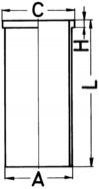 Гильза цилиндра OM314/352/364/366 KOLBENSCHMIDT 89 177 190