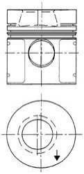 Поршень KOLBENSCHMIDT 91 550 600