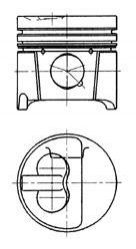 Поршень KOLBENSCHMIDT 94786710