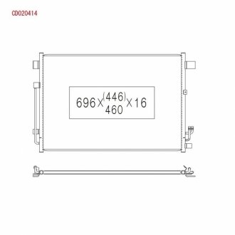 Радіатор кондиціонера KOYORAD CD020414