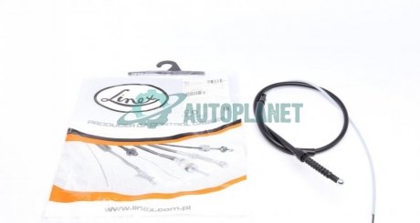 Трос ручника (задній) (R) Audi A3/Seat Leon/Skoda Octavia/VW Golf 03- (1443/805mm) LINEX 03.01.47 (фото 1)