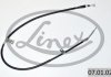 Трос ручника (задний) (L) Chevrolet Captiva/Opel Antara 06- (1430/1253mm) LINEX 07.01.02 (фото 2)