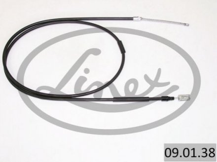 Трос ручника (задній) (R) Fiat Scudo/Peugeot Expert (бараб. гальм.) LINEX 09.01.38 (фото 1)
