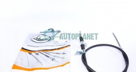 Трос ручника (задній) (L) Peugeot 4007/Mitsubishi Outlander II 06- (1627mm) LINEX 09.01.87