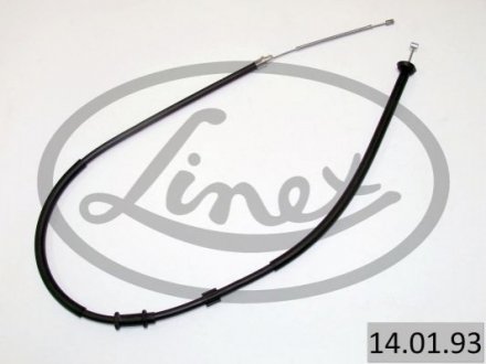 Трос ручника (задний) (L) Fiat Panda 03- (1408/1163mm) LINEX 14.01.93