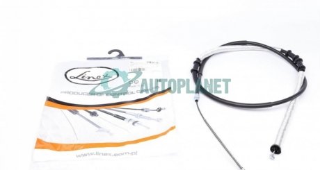Трос ручника (задній) (R) Fiat Doblo 1.2-1.9JTD 01- (Maxi) LINEX 14.02.75 (фото 1)