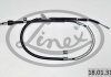 Трос ручника (задній) (R) Hyundai i30 07-12 (1675/1500mm) LINEX 18.01.31 (фото 2)