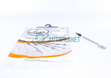 Трос ручника (задний) Opel Corsa 00-/Tigra 04- (220mm) LINEX 32.01.53 (фото 1)