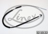 Трос зчеплення Opel Omega A 87-93 (1226 мм) LINEX 32.10.22 (фото 2)