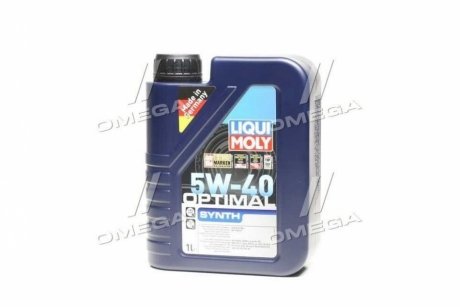 Моторное масло Optimal 5W-40, 1л LIQUI MOLY 3925 (фото 1)