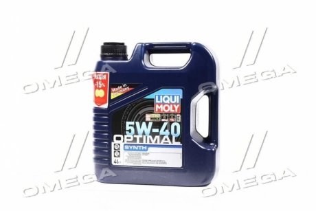 Моторное масло Optimal 5W-40, 4л LIQUI MOLY 3926 (фото 1)