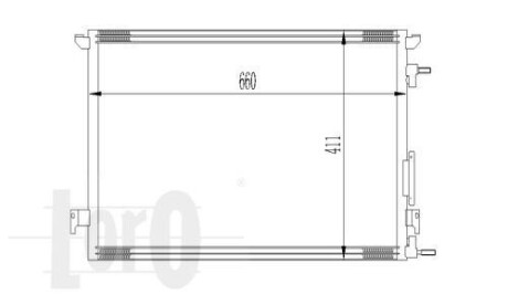 Радіатор кондиціонера SIGNUM/VECTRA C/CROMA 1.8i/1.6i/1.8i 02- Loro 037-016-0013