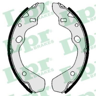 Комплект гальмівних колодок з 4 шт. барабанів LPR 05800