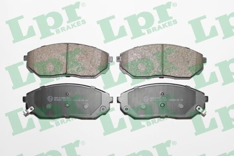 Фото дискові колодки LPR 05P1207 ДИСКОВІ КОЛОДКИ LPR 05P1207