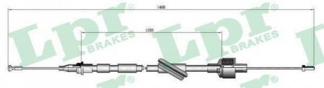 Тросик сцепления LPR C0104C