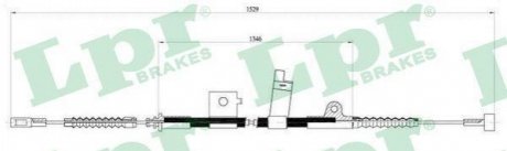 Тросик стояночного тормоза LPR C0495B