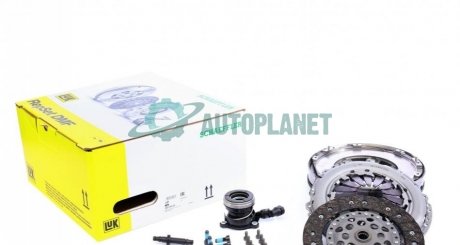 Демпфер + комплект зчеплення Opel Combo 1.3 CDTI 16V, 03-10, 51/55kw LuK 600 0164 00