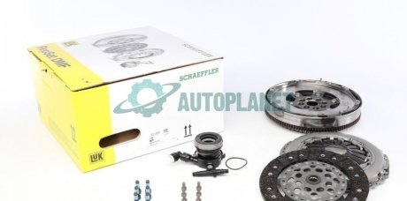 Демпфер + комплект зчеплення +вижимний Opel Combo 1.3 CDTI 16V 04- LuK 600 0165 00 (фото 1)