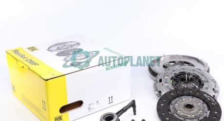 Демпфер + комплект зчеплення +вижимний VW T5/Multivan 2.5TDI 03-09, 120/128kw, BPC/AXE/BLJ LuK 600 0215 00
