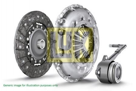 Комплект сцепления Volvo C70/S60/S80/V70/XC70 99-08 (d=240mm) (+выжимной)) LuK 624 3145 33 (фото 1)