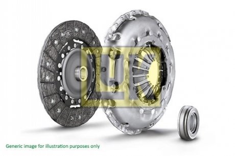 Комплект зчеплення Mitsubishi Pajero 3.2 Di-D 00- (d=280mm) (+вижимний) LuK 628 3390 00