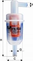 Фильтр топлива M-FILTER DF11
