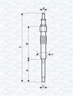 Свічка розжарювання Smart [] MAGNETI MARELLI 062900042304