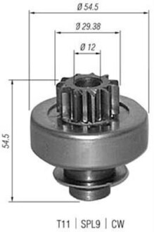 Бендиксы MAGNETI MARELLI 940113020347