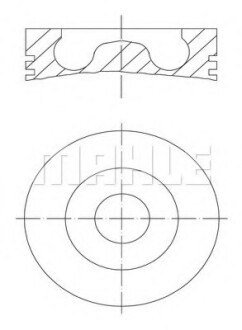 Поршень Mahle MAHLE / KNECHT 0280202