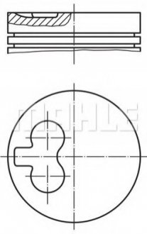 Поршень MAHLE / KNECHT 040 01 00