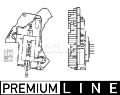 Элемент регуляции воздуха MAHLE / KNECHT ABR24000P