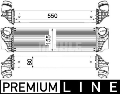 Интеркуллер MAHLE / KNECHT CI 183 000P