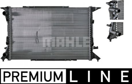 Радиатор охлаждения Audi A4/A5/A6/Q3/Q5 1.4-3.0d 07- (МКПП) MAHLE / KNECHT CR 1060 000P (фото 1)