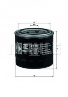 Фильтр топливный Mahle Daihatsu, Kubota MAHLE / KNECHT KC99