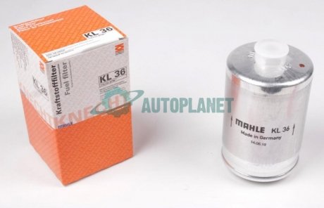 Фільтр паливний Citroen Jumper/Peugeot Boxer 2.0 94- MAHLE / KNECHT KL 36