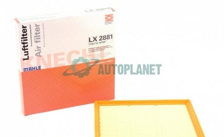 Фильтр воздушный Opel Astra H 1.6Turbo/1.7/1.9CDTI 04- MAHLE / KNECHT LX2881