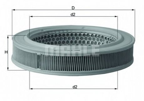 Фільтр повітря MAHLE / KNECHT LX 552