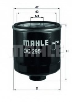 Фильтр масла Caddy II 1.4/1.6i / Golf IV/V/Seat (повреждена упаковка) MAHLE / KNECHT OC295/L