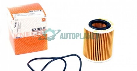 Фильтр масляный Opel Astra H 1.9CDTi 05- MAHLE / KNECHT OX 386D