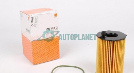 Фильтр масляный VW Touareg 3.0TDI 11- MAHLE / KNECHT OX 420D