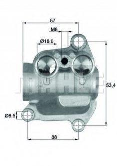 Термостат MAHLE / KNECHT TO 12 100 (фото 1)