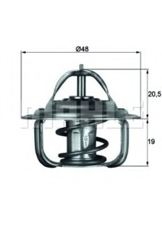 A_Термостат Behr 1.060.83.300 CHRYSLER 300M,300C 3,5 98- MAHLE / KNECHT TX183D (фото 1)