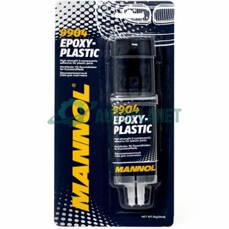 Клей двокомпонентний для пластмас Epoxy-Plastic (30g) MANNOL 9904