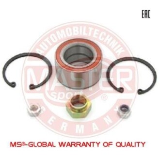 Підшипник маточини AUDI, VW 76 - передн. міст MASTER SPORT 575-SET-MS