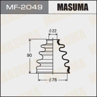 Пильовик ШРКШ зовнішнього Honda CR-V (07-12) (MF-2049) MASUMA MF2049